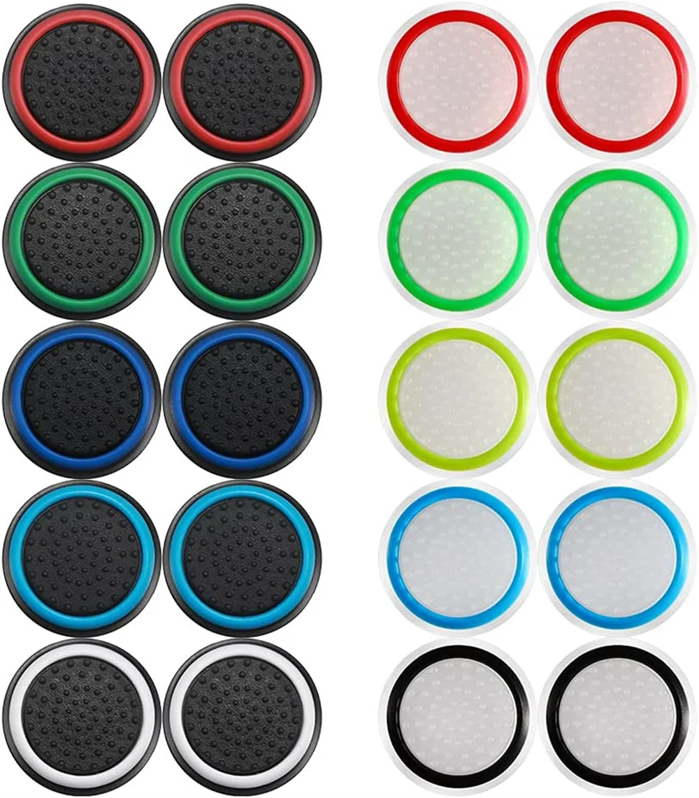 

100/200pcs Replacement Silicone Thumb Grip Stick Analog Joystick Cap Cover for Ps3 / Ps4/ Ps5 / Xbox 360 / One Game Controllers