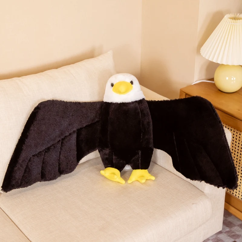 Height 40cm Spread Wings 90cm Vulture Eagle Plush Toy Pillow Ceiling Hanging Bedroom Living Room Decoration Boy's Birthday Gift
Height 40cm Spread Wings 90cm Vulture Eagle Plush Toy Pillow Ceiling Hanging Bedroom Living Room Decoration Boy's Birthday Gift