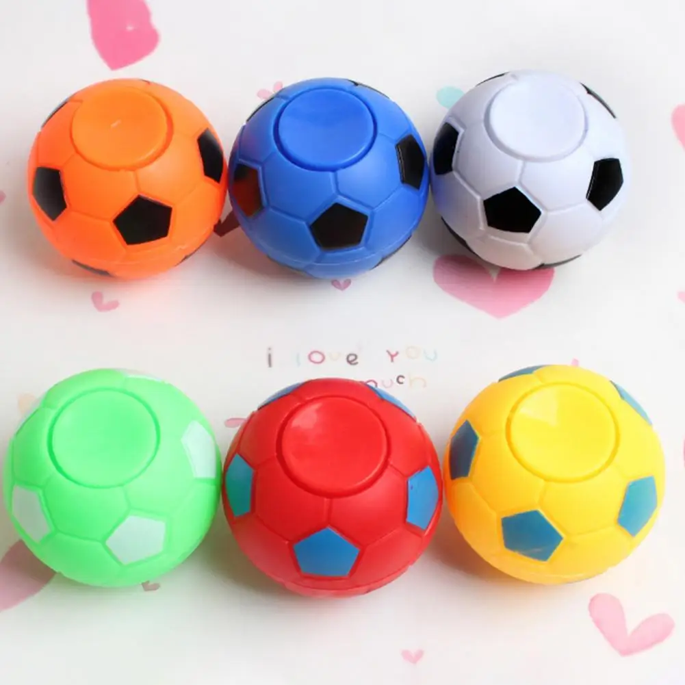 

Football Sports Hand Mini Finger Toys Rotatable Gyro Fun Props Stress Relief Vent Toy Fidget Spinner Soccer Sports Fingertip Toy
