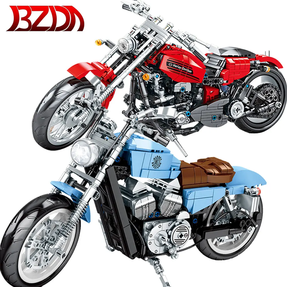 

Высокотехнологичный конструктор SEMBO City для мотоцикла, скоростная гоночная модель мотоцикла для мальчиков MOC, детские строительные игрушки