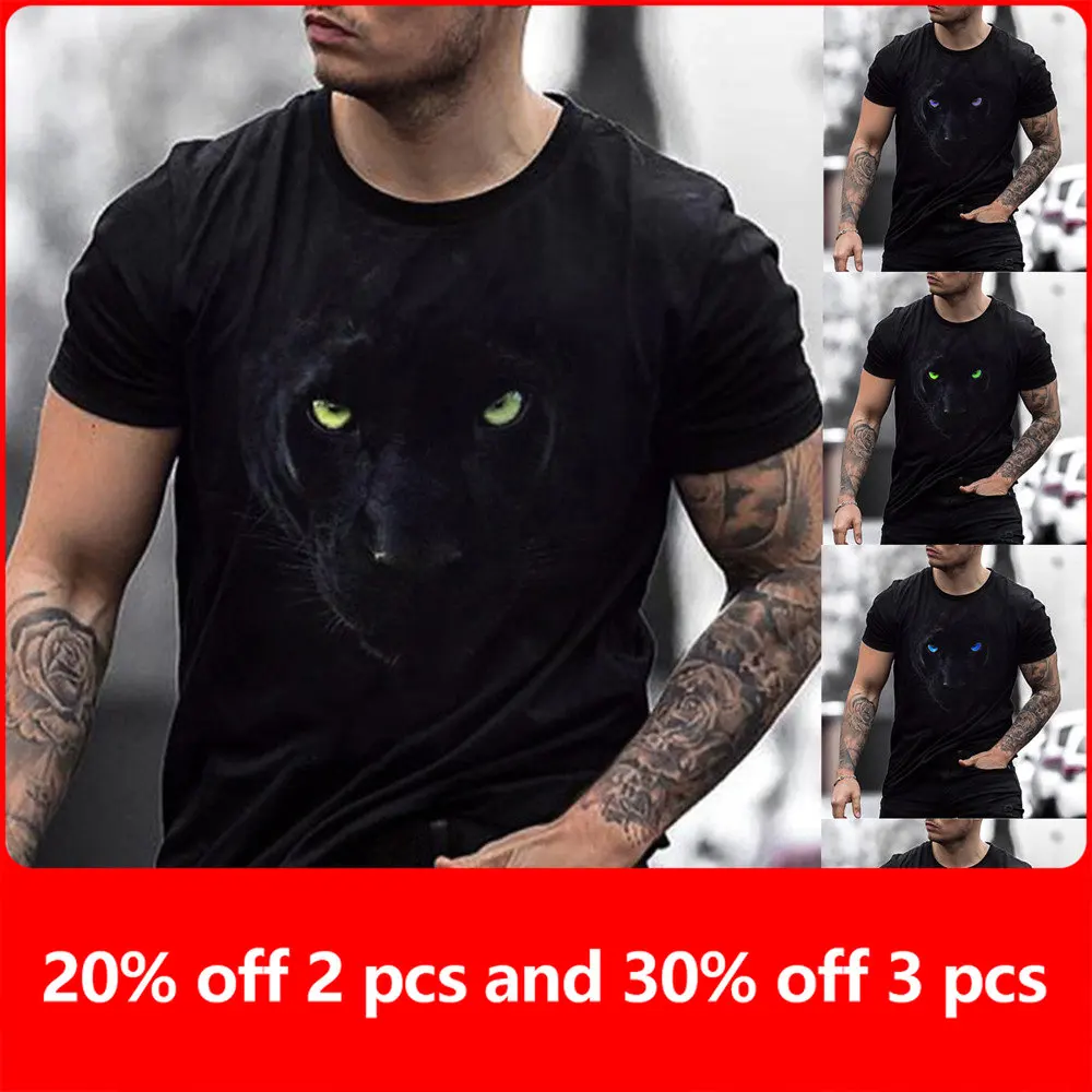 Summer New Men's T Shirt Fashion Handsome Creative Animal Print Harajuku Casual Unisex Short-sleeved Men Plus Size T-shirt Tee
Summer New Men's T Shirt Fashion Handsome Creative Animal Print Harajuku Casual Unisex Short-sleeved Men Plus Size T-shirt Tee