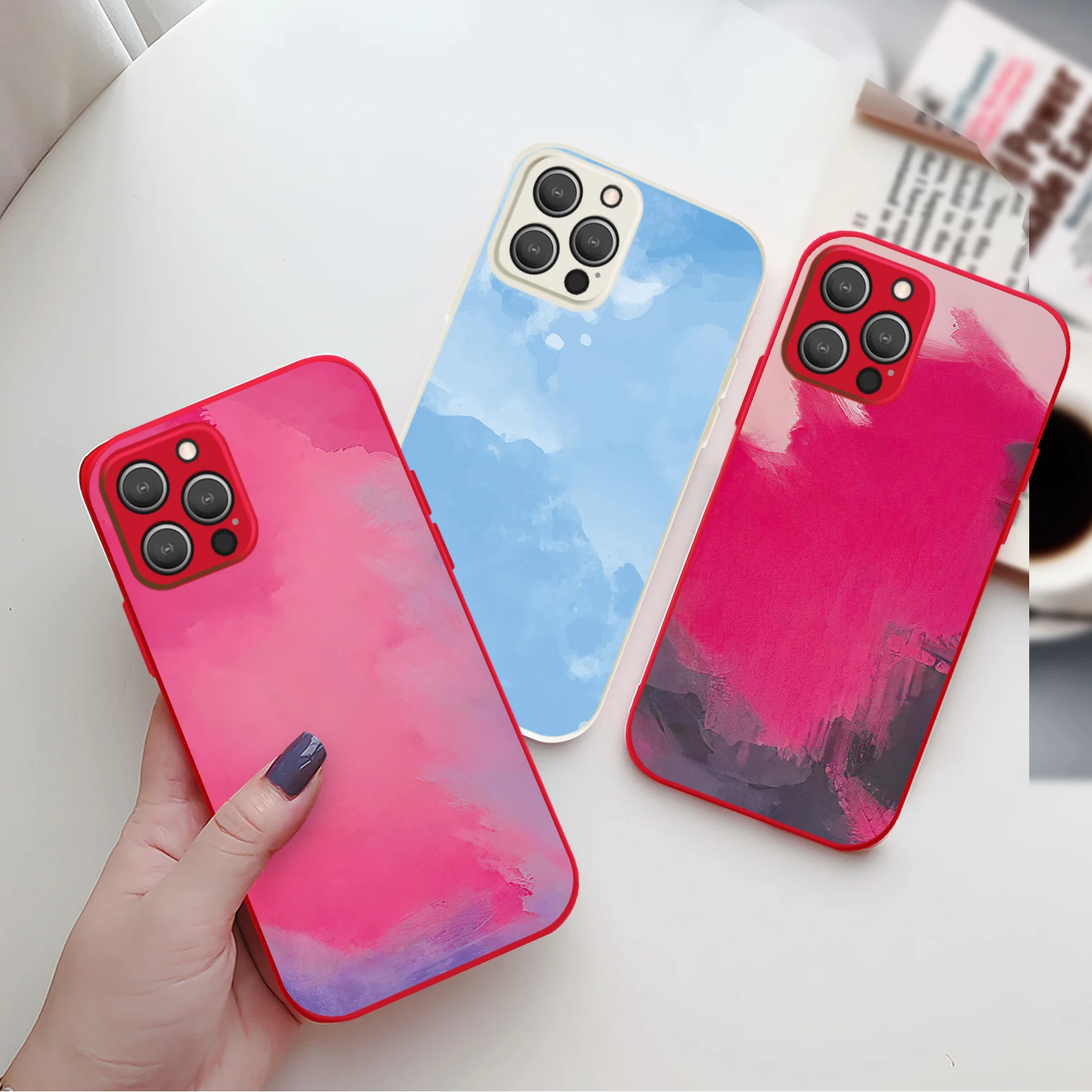 Gradient Watercolor Soft TPU Phone Case For iPhone 13 12 11 Pro Max Mini X XS Max XR 8 7 Plus SE 2 2020 Lens Protection Cover
Gradient Watercolor Soft TPU Phone Case For iPhone 13 12 11 Pro Max Mini X XS Max XR 8 7 Plus SE 2 2020 Lens Protection Cover