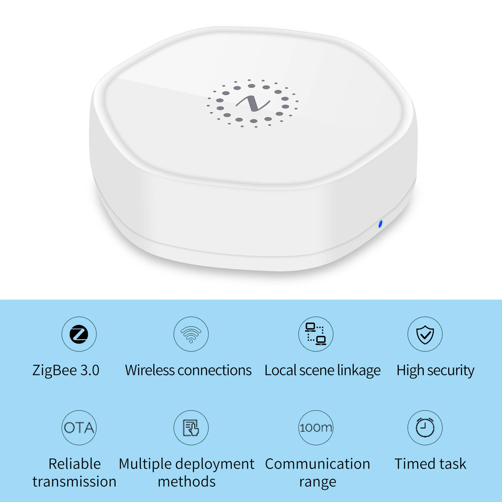 YZG12 For Tuya ZigBee 3.0 Smart Gateway Hub Wifi Smart Home Bridge SmartLife APP Wireless Remote Controller Support 50+ Device
YZG12 For Tuya ZigBee 3.0 Smart Gateway Hub Wifi Smart Home Bridge SmartLife APP Wireless Remote Controller Support 50+ Device