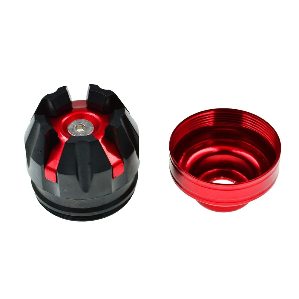 2pcs Shock Absorber Screw Aluminium Alloy Cap Protective Nut Cover Motorcycle Big Size Axel Cap Front Shock Nut Cap
2pcs Shock Absorber Screw Aluminium Alloy Cap Protective Nut Cover Motorcycle Big Size Axel Cap Front Shock Nut Cap