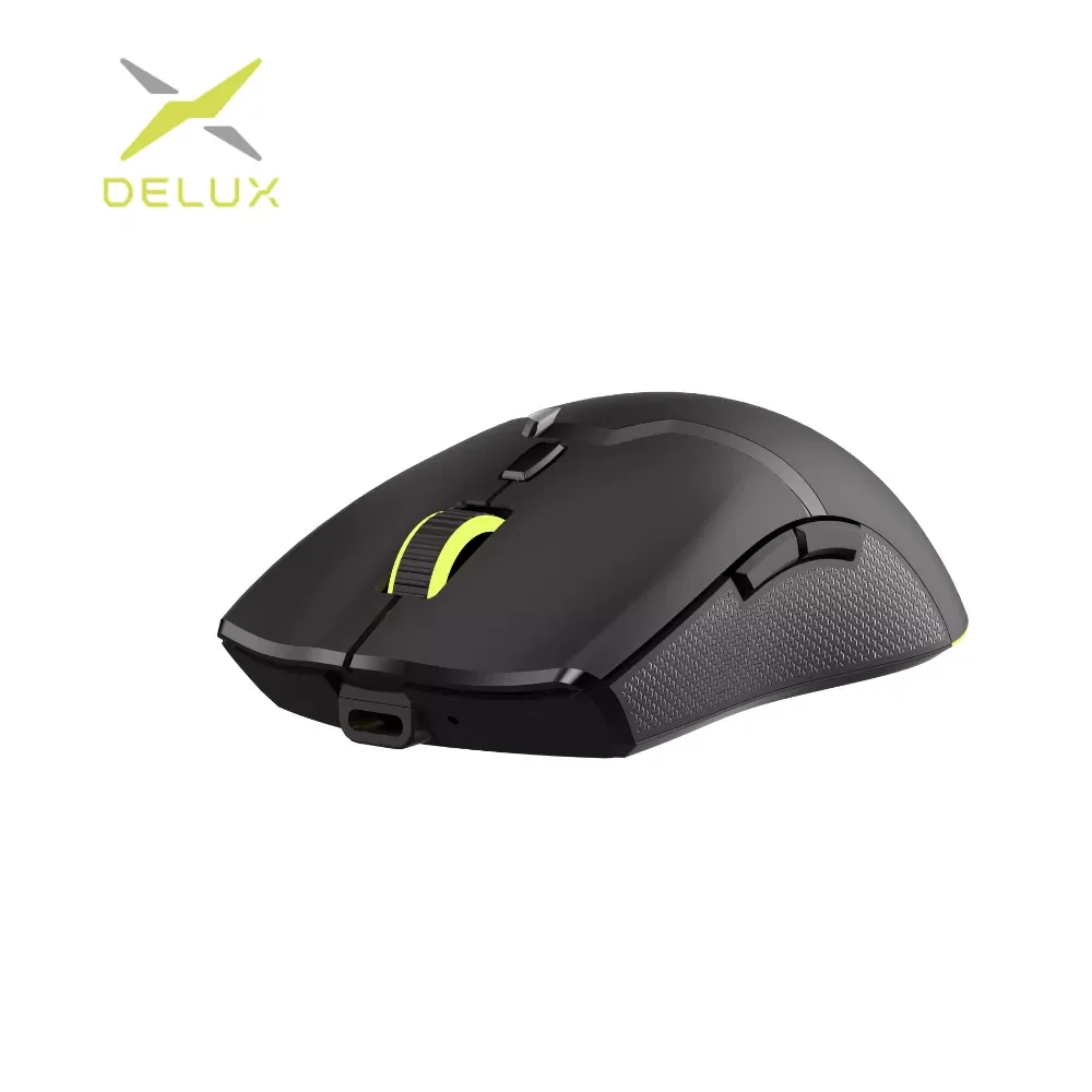 2023New Delux M800 Lightweight Wireless Mouse PAW3335 Optical Sensor 16000DPI 70g RGB Rechargeable Fully Programmable For PC Ga
2023New Delux M800 Lightweight Wireless Mouse PAW3335 Optical Sensor 16000DPI 70g RGB Rechargeable Fully Programmable For PC Ga