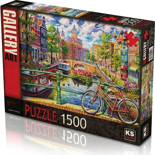 Ks Games 1500 Parts for A Colorful City Puzzle-Children And Adults toys-Evde Educational Game-Puzzle-Jigsaw
Ks Games 1500 Parts for A Colorful City Puzzle-Children And Adults toys-Evde Educational Game-Puzzle-Jigsaw