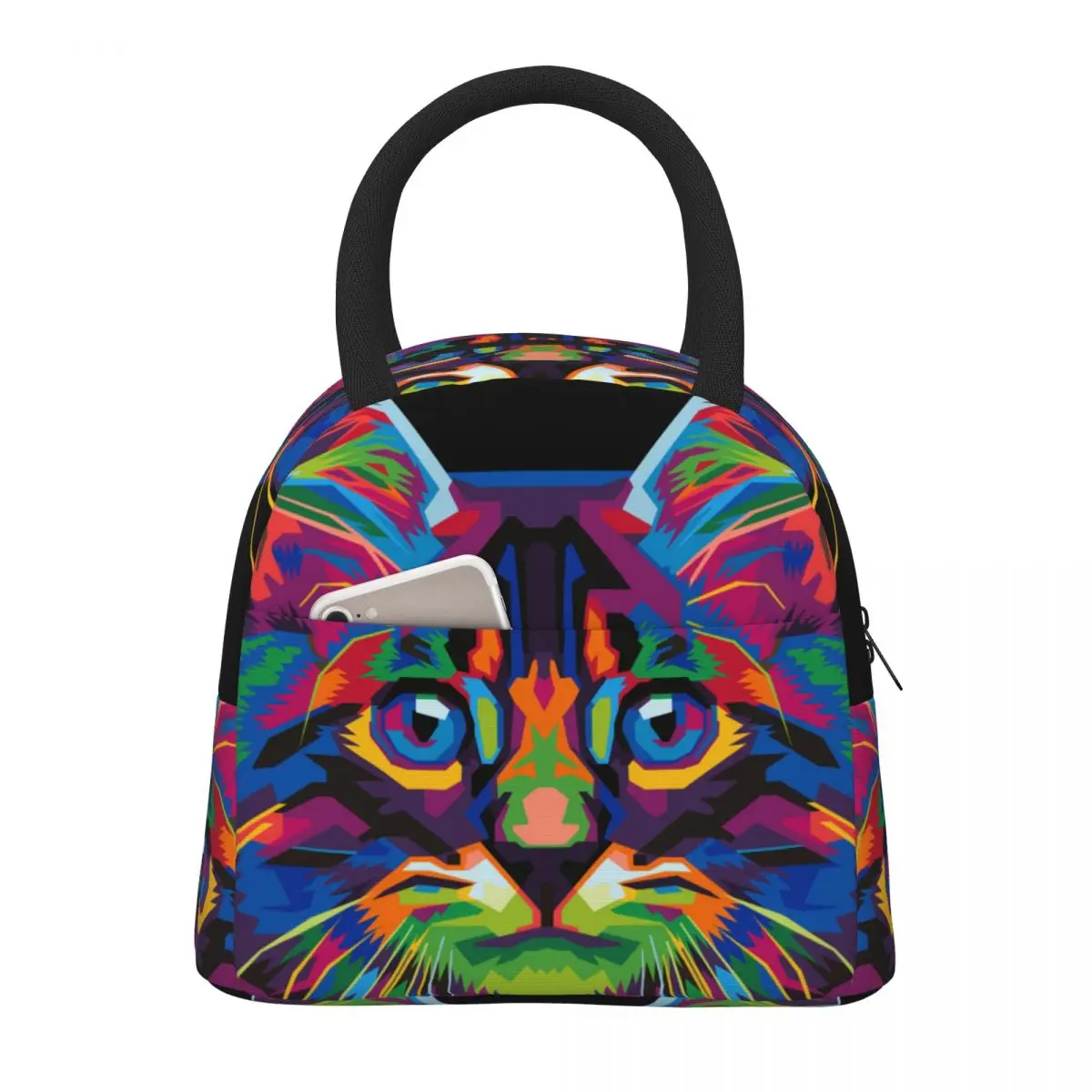 Colorful Cat Lunch Bag Portable Insulated Canvas Cooler Thermal Cold Food Picnic Lunch Box for Women Kids
Colorful Cat Lunch Bag Portable Insulated Canvas Cooler Thermal Cold Food Picnic Lunch Box for Women Kids