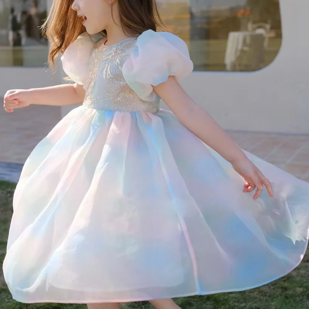 Girls' Princess Dress Summer Baby Kids puff sleeve Clothing Holiday Birthday Dress Wedding Children Kid Party Costume
Girls' Princess Dress Summer Baby Kids puff sleeve Clothing Holiday Birthday Dress Wedding Children Kid Party Costume