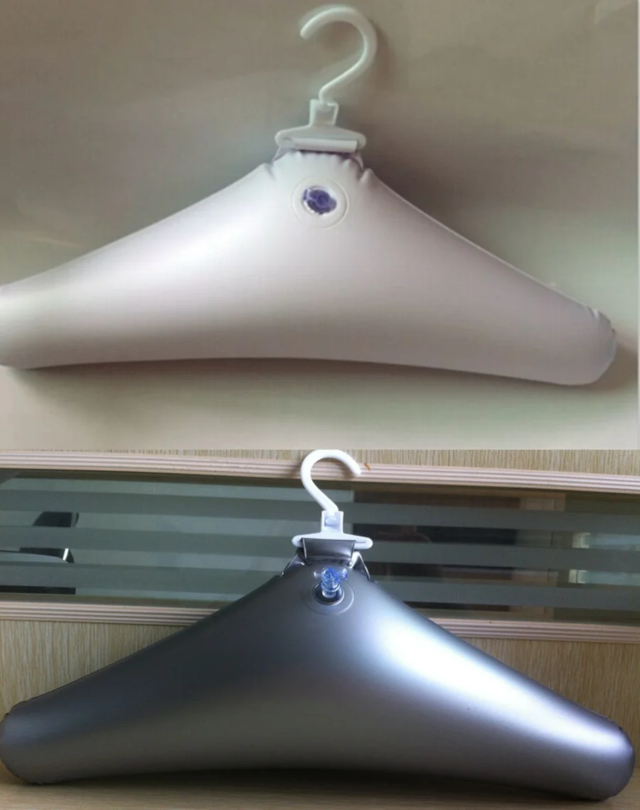10 x White Gray PVC Plastic Inflatable Portable Clothes Hangers Triangular Rack for Outdoor Travel Hotel Office Use Party Favors
10 x White Gray PVC Plastic Inflatable Portable Clothes Hangers Triangular Rack for Outdoor Travel Hotel Office Use Party Favors