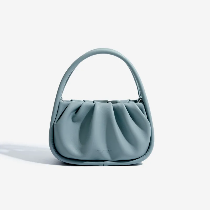 New Fashion Women's Handbags Pu Leather Pleated Cloud Bags Large Capacity Elliptic Shape Underarm Bag For Lady
New Fashion Women's Handbags Pu Leather Pleated Cloud Bags Large Capacity Elliptic Shape Underarm Bag For Lady