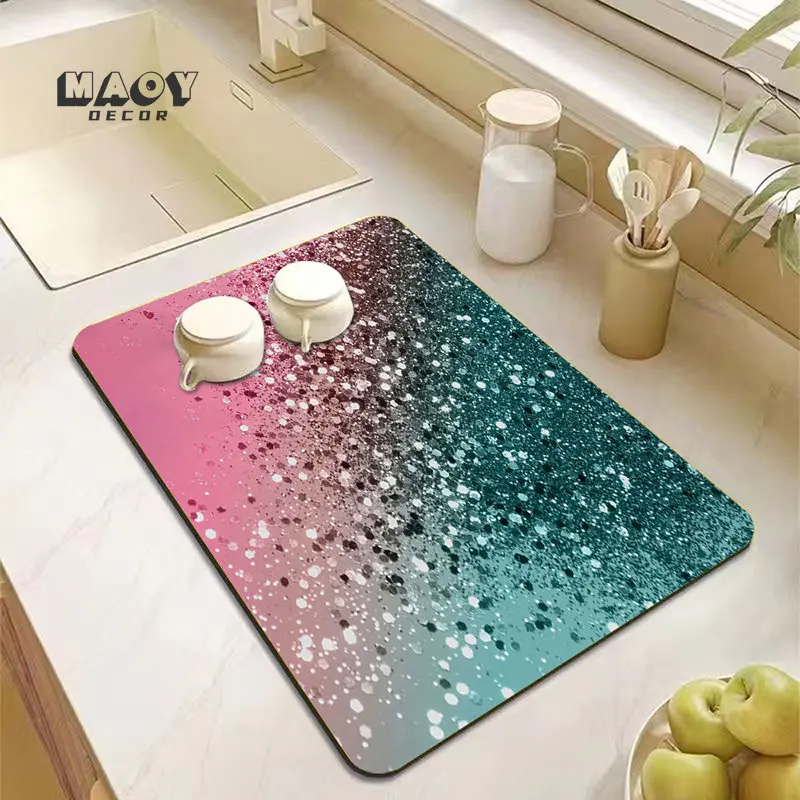 Absorbent Drain Pad Kitchen Dish Drying Rugs Drainer Mats Kitchen Sink Mat Cup Bottle Rug Tableware Dinnerware Non-slip Placemat
Absorbent Drain Pad Kitchen Dish Drying Rugs Drainer Mats Kitchen Sink Mat Cup Bottle Rug Tableware Dinnerware Non-slip Placemat