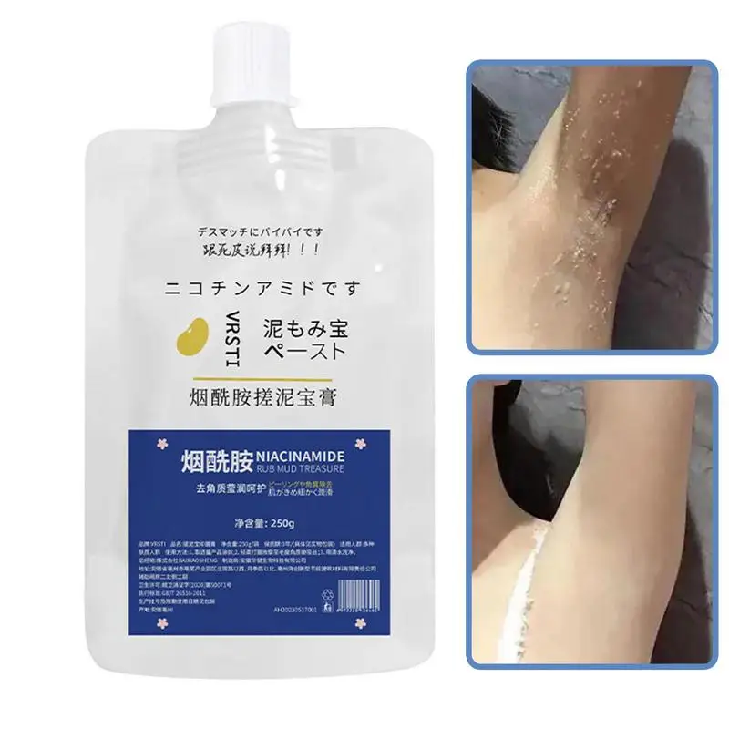 

Exfoliator Gel Full Body Cleansing Exfoliator Mud Cream Effective Exfoliator Nicotinamide Gel For Thigh Arms And Legs Deep