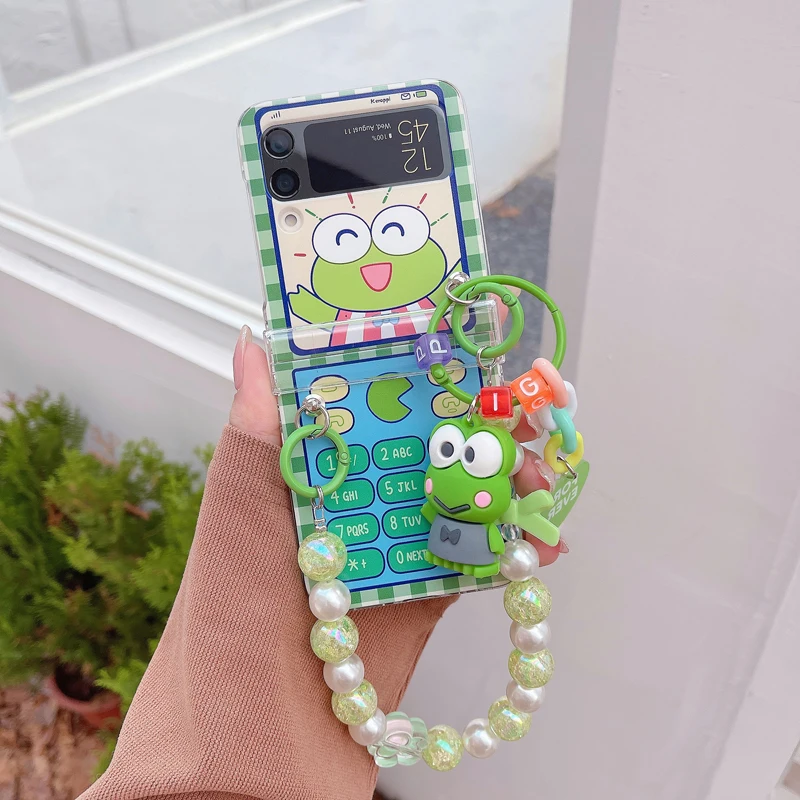 FundaCase for Samsung Galaxy Z Flip 4 Z Flip 3 Lattice Frog Bracelet Bracket Pendants Shockproof Protetcion Phone Case Cover
FundaCase for Samsung Galaxy Z Flip 4 Z Flip 3 Lattice Frog Bracelet Bracket Pendants Shockproof Protetcion Phone Case Cover