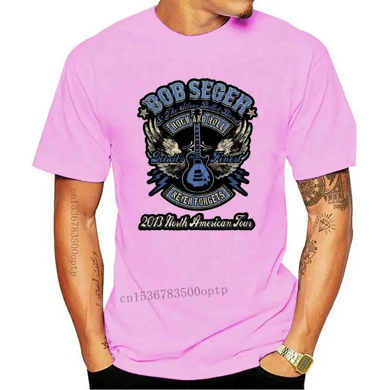 Мужская одежда, черная футболка с логотипом «Боб Сегер» и «Серебряная гитара», все размеры 
Мужская одежда, черная футболка с логотипом «Боб Сегер» и «Серебряная гитара», все размеры