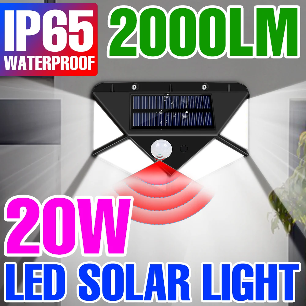 LED Solar Light Garden Wall Lamp Light Sensing Solar Panel LED Light Waterproof IP65 Motion Sensor Sunlight Garden Decoration
LED Solar Light Garden Wall Lamp Light Sensing Solar Panel LED Light Waterproof IP65 Motion Sensor Sunlight Garden Decoration