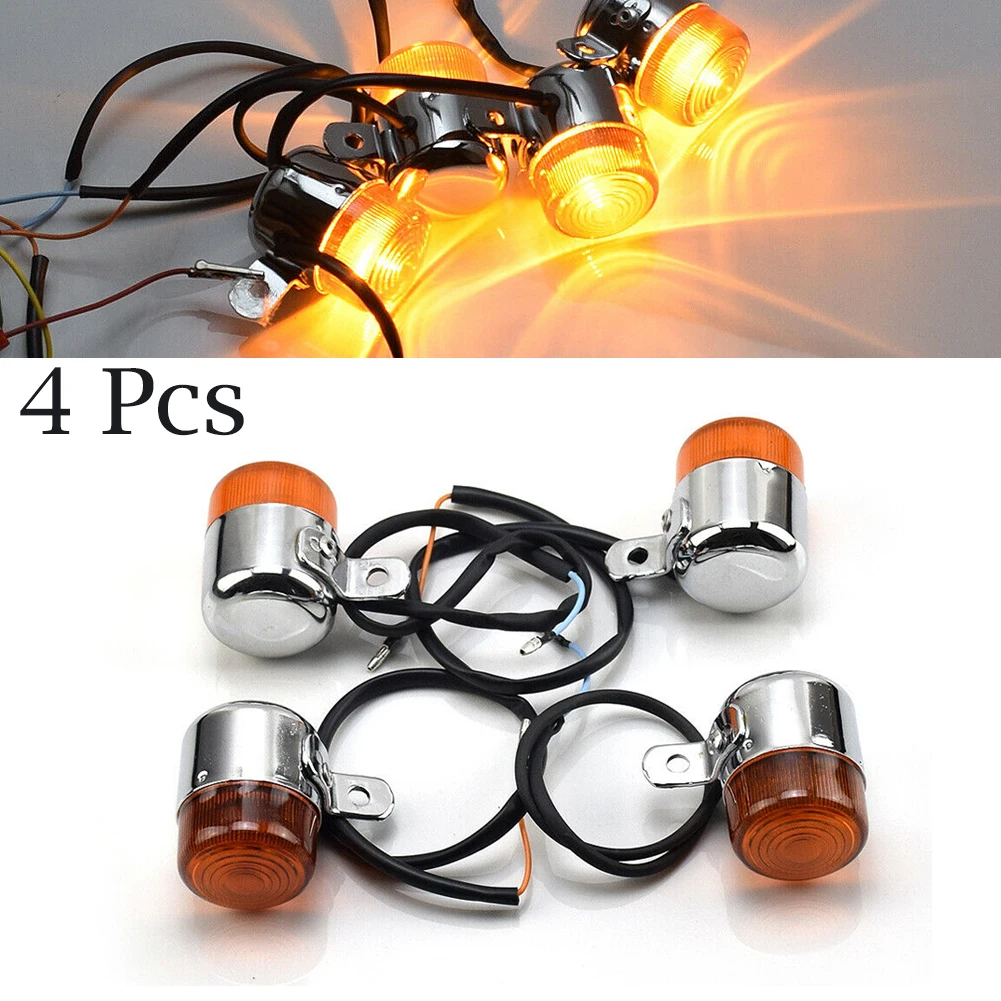 4 Pcs 12V 10W Universal Motorcycle Turn Signal Indicator Light Amber Lamp Bulb For Suzuki Harley Honda Kawasaki Yamaha
4 Pcs 12V 10W Universal Motorcycle Turn Signal Indicator Light Amber Lamp Bulb For Suzuki Harley Honda Kawasaki Yamaha