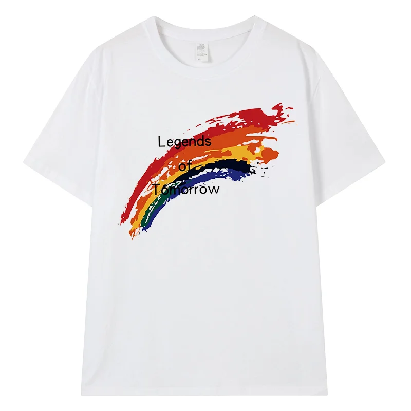 

Новинка модная Мужская и Женская Роскошная брендовая футболка из 100% хлопка с принтом разноцветная одежда с граффити летняя одежда для отдыха в лагере