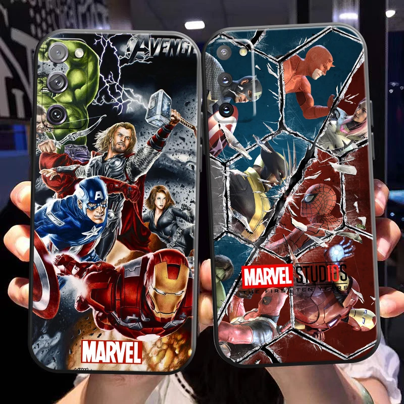 Marvel Avengers Phone Case For Samsung Galaxy S21 S20 Plus Ultra FE 5G Silicone Cover TPU Black Funda Liquid Silicon
Marvel Avengers Phone Case For Samsung Galaxy S21 S20 Plus Ultra FE 5G Silicone Cover TPU Black Funda Liquid Silicon