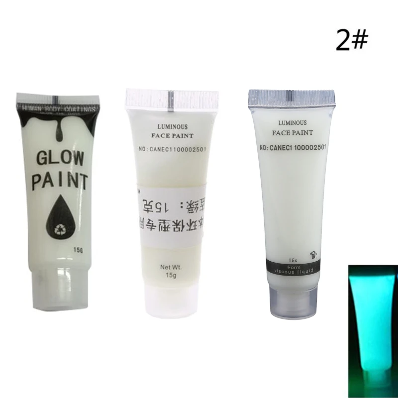 10 Color Glow in The Dark Liquid Luminous Pigment Non-Toxic Blacklight Face and Body Paint Neon Fluorescent Tubes 0.52oz
10 Color Glow in The Dark Liquid Luminous Pigment Non-Toxic Blacklight Face and Body Paint Neon Fluorescent Tubes 0.52oz