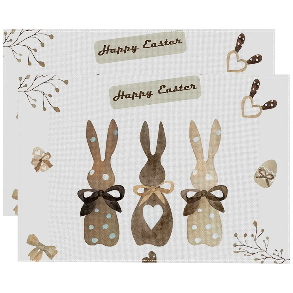 Table Placemat Mat Easter Placemats Bunny Mats Place Decorative Heat Resistant Holiday Rustic Farmhouse Washable Dining Hot Pot
Table Placemat Mat Easter Placemats Bunny Mats Place Decorative Heat Resistant Holiday Rustic Farmhouse Washable Dining Hot Pot