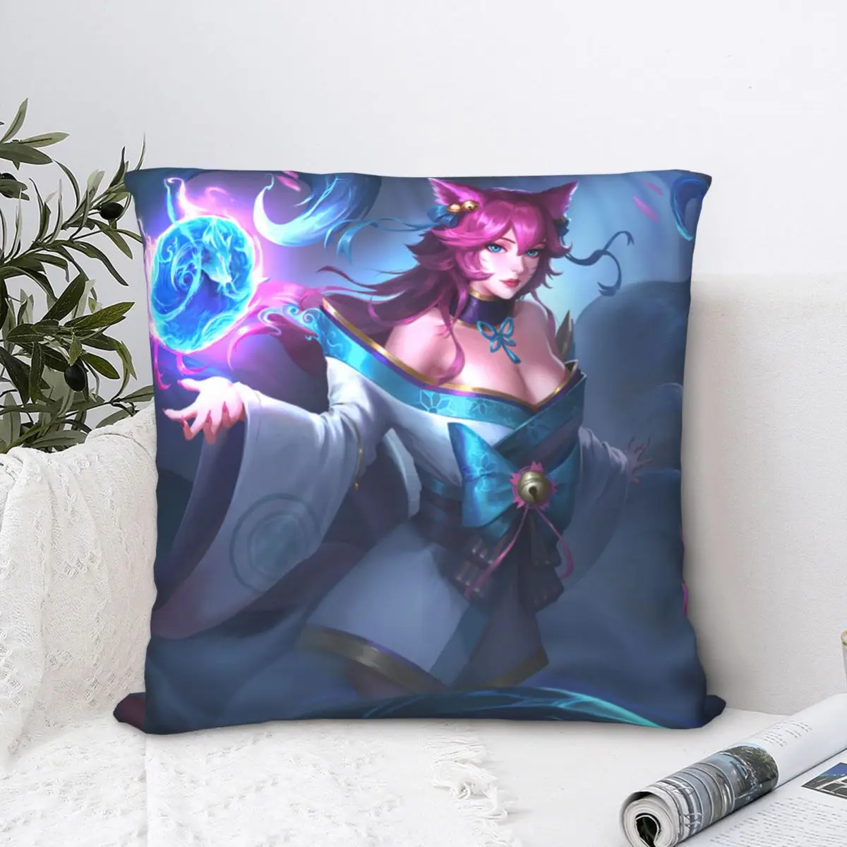 Ahri Spirit Cojines League Of Legends Game Throw Pillow Case Cushion Covers Home Sofa Chair Decorative Backpack
Ahri Spirit Cojines League Of Legends Game Throw Pillow Case Cushion Covers Home Sofa Chair Decorative Backpack