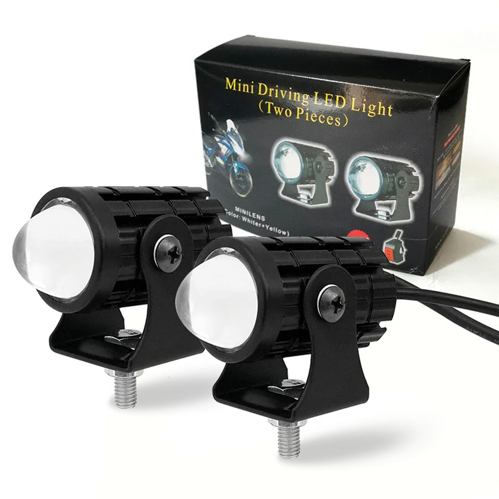 Motorcycle Spotlights 6000K 12-80V Headlights LED Dual-color Small Steel Cannon Far Near Waterproof Ultra-bright
Motorcycle Spotlights 6000K 12-80V Headlights LED Dual-color Small Steel Cannon Far Near Waterproof Ultra-bright