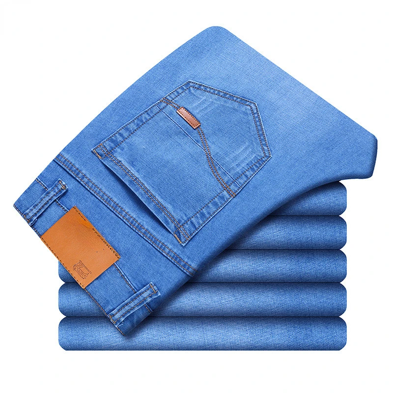 Classic Style Men's Brand Business Jeans Autumn Fashion Casual Stretch Cotton Slim Denim Pants Male Brand Trousers Black Blue
Classic Style Men's Brand Business Jeans Autumn Fashion Casual Stretch Cotton Slim Denim Pants Male Brand Trousers Black Blue
