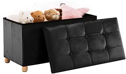 Inches Folding Storage Ottoman Bench, Velvet Storage Chest, Footrest Couch with Wooden Legs, Support 350lbs for Bedroom, Living
Inches Folding Storage Ottoman Bench, Velvet Storage Chest, Footrest Couch with Wooden Legs, Support 350lbs for Bedroom, Living