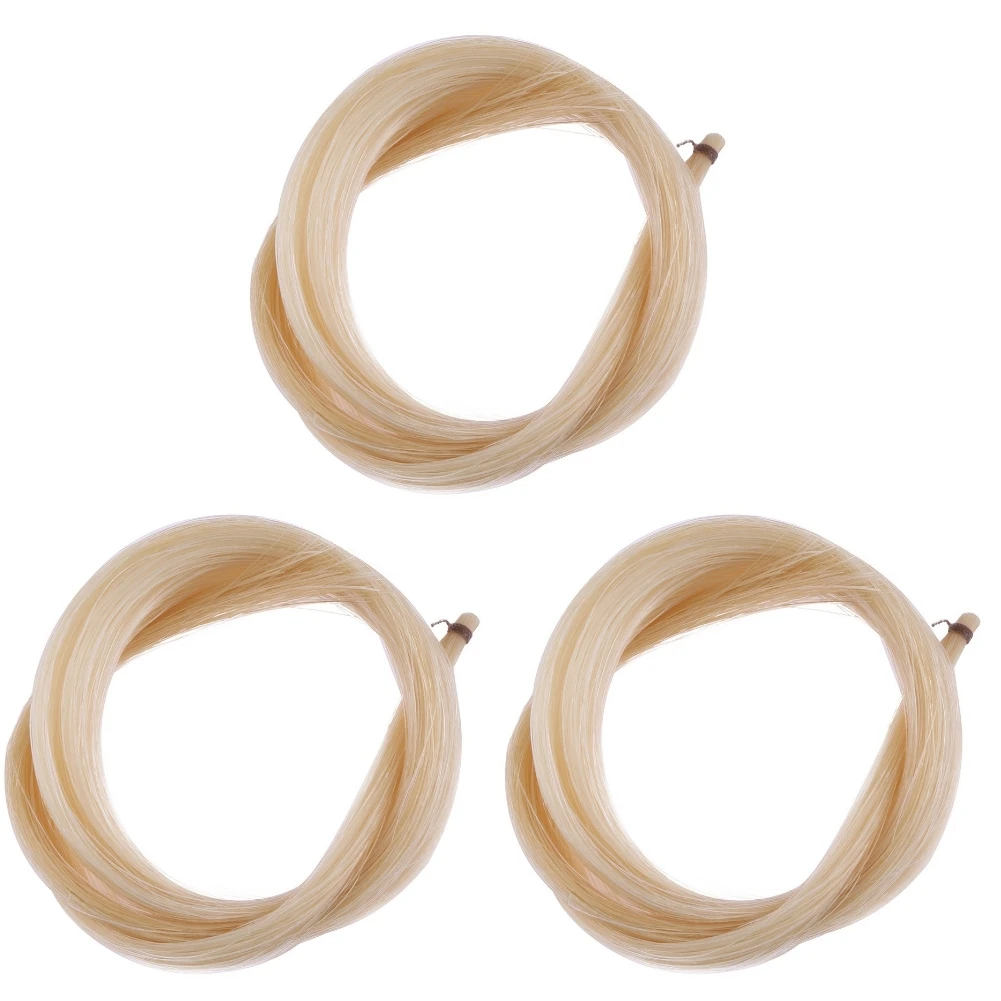 1 Hank Violin Bow Horse Hair Universal Violin Bow Horsehair Yellow+White Natural Stringed Instruments Violin Parts Accessories
1 Hank Violin Bow Horse Hair Universal Violin Bow Horsehair Yellow+White Natural Stringed Instruments Violin Parts Accessories