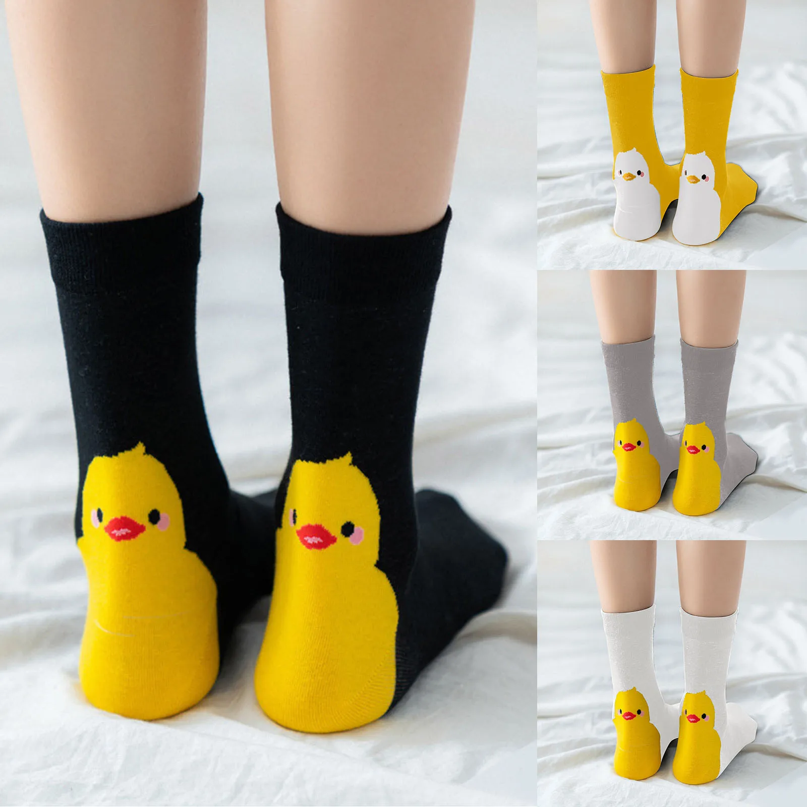 Women Winter Casual Tube Socks Cute Cartoon Duckling Fashion Casual Cotton Socks Oversized Stockings
Women Winter Casual Tube Socks Cute Cartoon Duckling Fashion Casual Cotton Socks Oversized Stockings