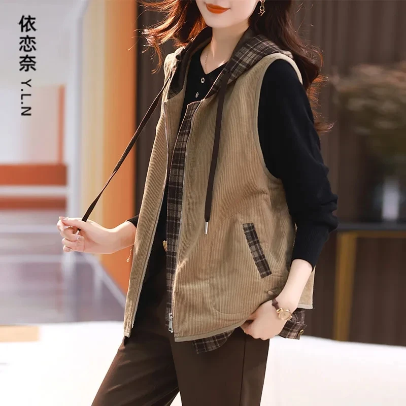 This Year's Popular Vest Jacket For Women Spring Autumn 2023 New Popular European Style Early Spring Camisole Corduroy Waistcoat
This Year's Popular Vest Jacket For Women Spring Autumn 2023 New Popular European Style Early Spring Camisole Corduroy Waistcoat