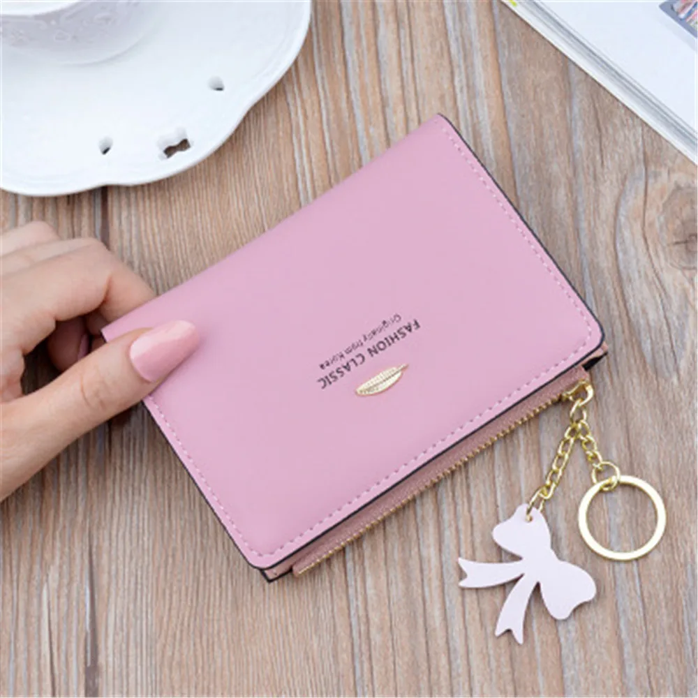 New Style Wallet Short Ladies Zipper Wallet Female Student Korean Soft Leather Leaf Tassel Fashion Coin Purse Card Holder
New Style Wallet Short Ladies Zipper Wallet Female Student Korean Soft Leather Leaf Tassel Fashion Coin Purse Card Holder