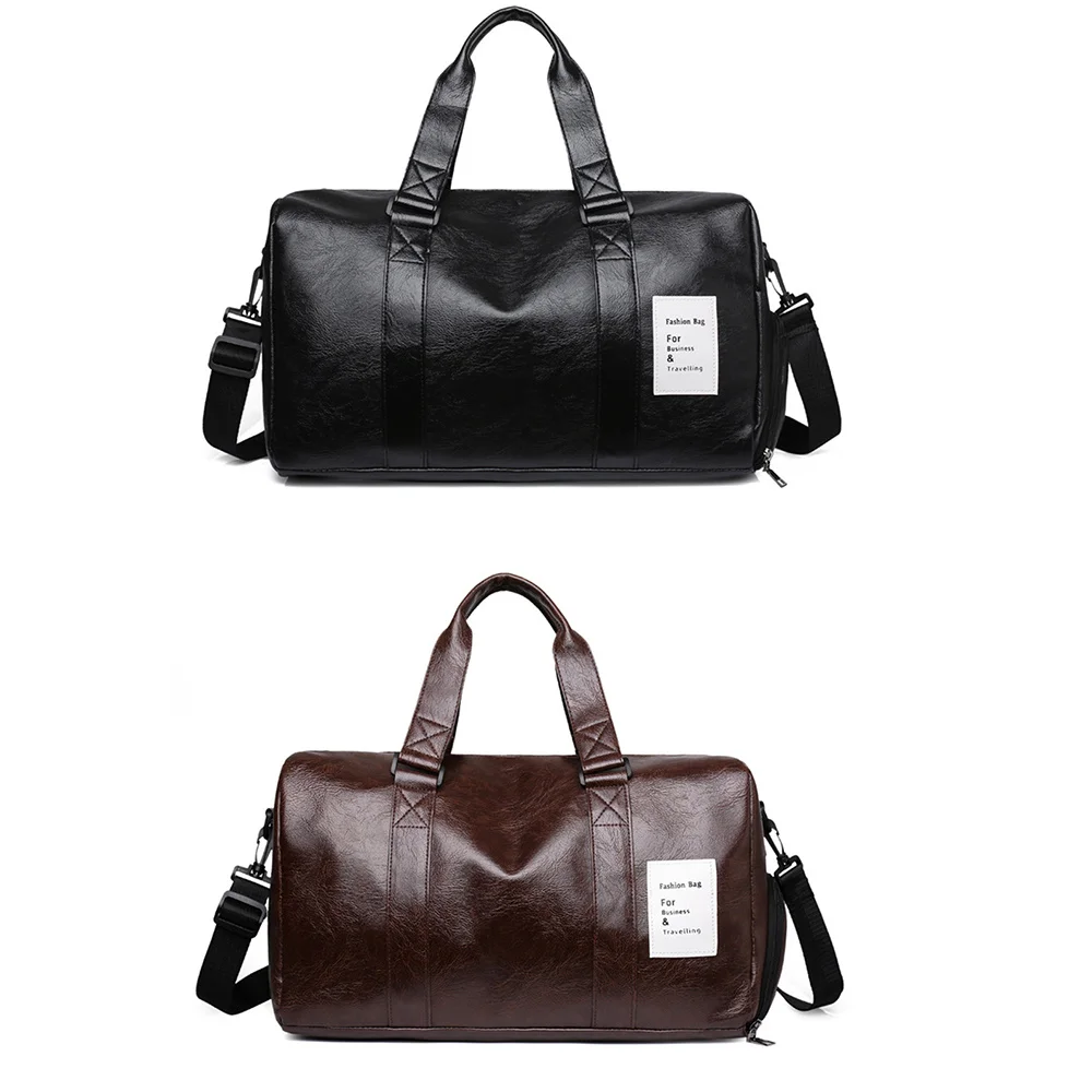 Men's and women's artificial leather short distance travel bags, waterproof handbags for sports training, yoga and fitness
Men's and women's artificial leather short distance travel bags, waterproof handbags for sports training, yoga and fitness