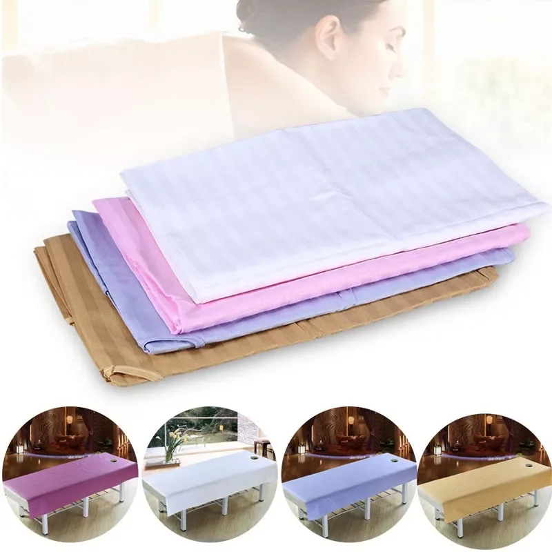 Professional Cosmetic salon sheets SPA massage treatment bed table cover sheets with hole 6 Colors
Professional Cosmetic salon sheets SPA massage treatment bed table cover sheets with hole 6 Colors