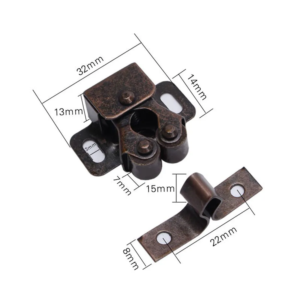 High Quality 8X Twin Double Roller Catch Latch for Cupboards Wardrobes Furniture Reliable Performance and Longevity
High Quality 8X Twin Double Roller Catch Latch for Cupboards Wardrobes Furniture Reliable Performance and Longevity