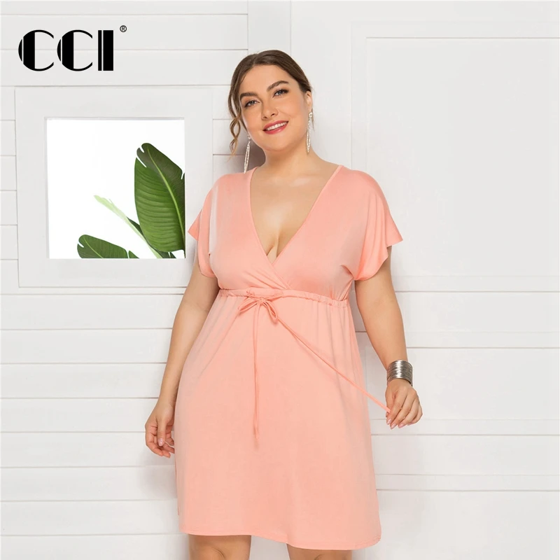 CCI Plus Size Summer Lace-up Dress Empire Waist Sexy Short Sleeves Holiday Beach Cocktail Party Fashion Solid Dress YJ003B
CCI Plus Size Summer Lace-up Dress Empire Waist Sexy Short Sleeves Holiday Beach Cocktail Party Fashion Solid Dress YJ003B