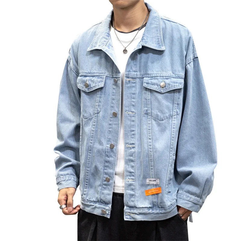 Autumn Retro Denim s Male 2023 Korean Student Cargo Tops Men Solid Vintage Pullover Casual Jean Jacket
Autumn Retro Denim s Male 2023 Korean Student Cargo Tops Men Solid Vintage Pullover Casual Jean Jacket