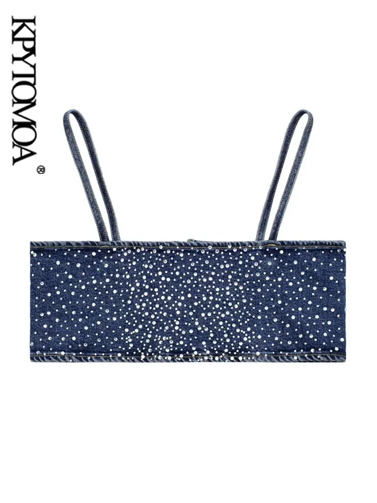 Женская джинсовая майка KPYTOMOA, винтажный укороченный топ на тонких бретелях, с металлическим крючком
Женская джинсовая майка KPYTOMOA, винтажный укороченный топ на тонких бретелях, с металлическим крючком