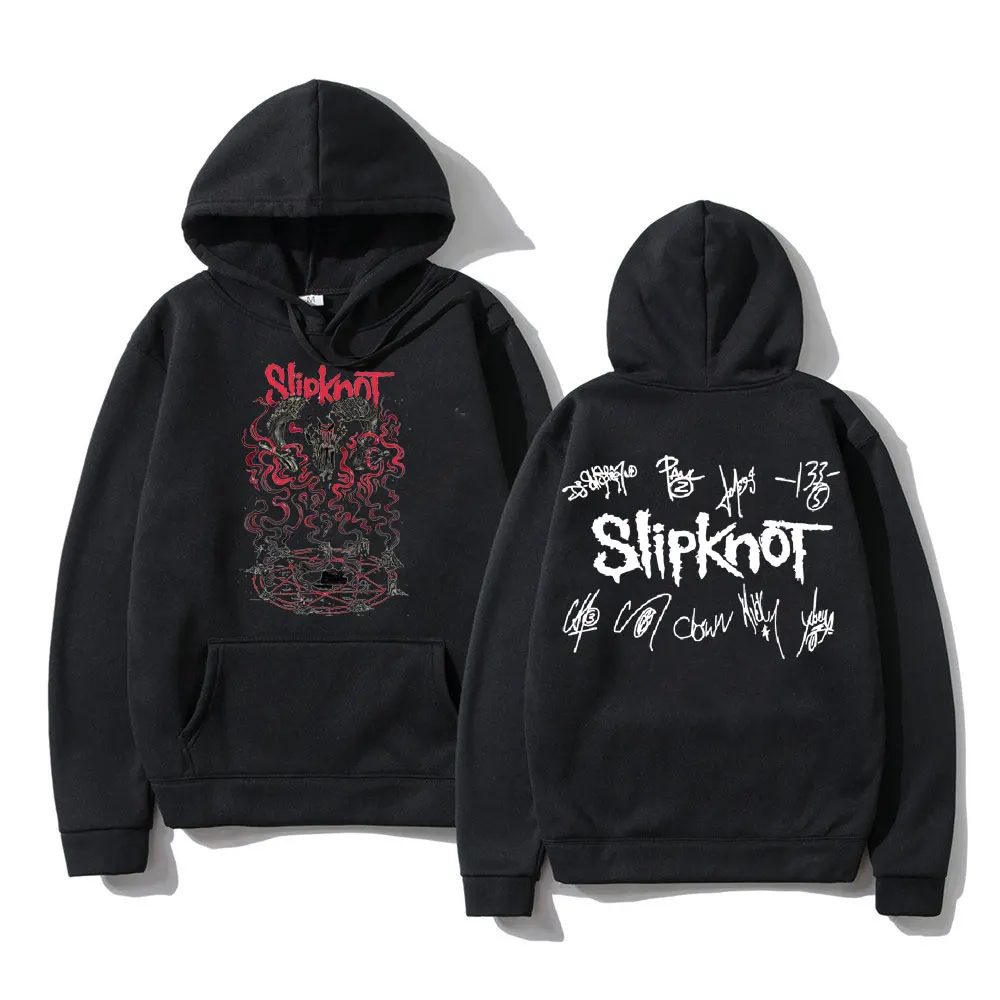 Толстовка Мужская/женская с капюшоном Slipknot, двусторонняя графическая толстовка из тяжелого металла, пуловер оверсайз в стиле рок, Свитшот
Толстовка Мужская/женская с капюшоном Slipknot, двусторонняя графическая толстовка из тяжелого металла, пуловер оверсайз в стиле рок, Свитшот