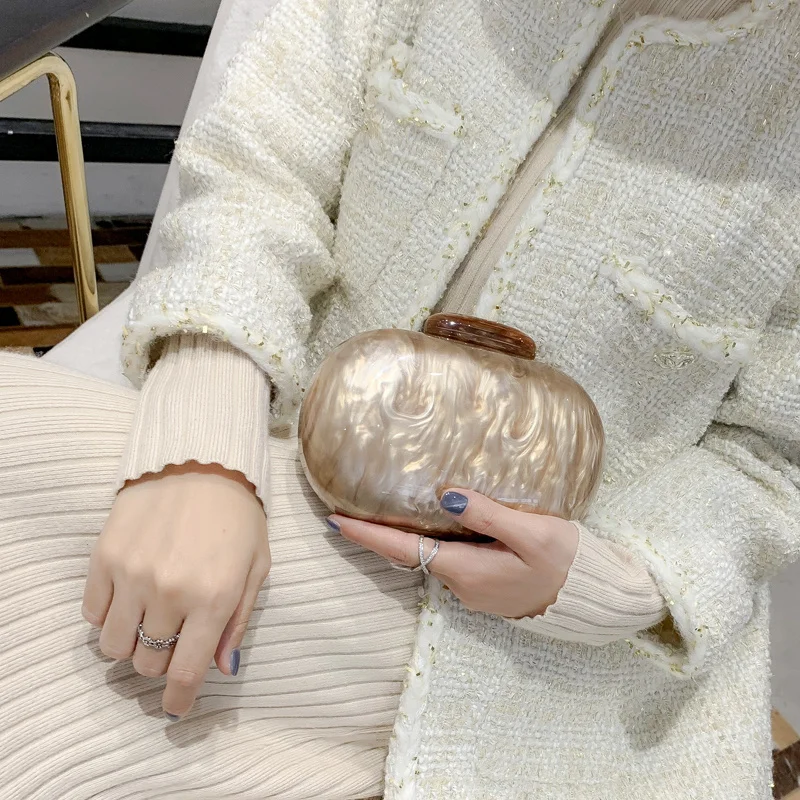 Goose Egg Evening Clutches Oval Acrylic Handbags Luxury Pearl Bags Wedding Bride Wallet Party Purses Free Shipping Dropshipping
Goose Egg Evening Clutches Oval Acrylic Handbags Luxury Pearl Bags Wedding Bride Wallet Party Purses Free Shipping Dropshipping