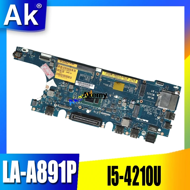 ZAM60 LA-A891P Laptop motherboard for Dell Latitude E5250 Test original mainboard I5-4200U/4210U
ZAM60 LA-A891P Laptop motherboard for Dell Latitude E5250 Test original mainboard I5-4200U/4210U