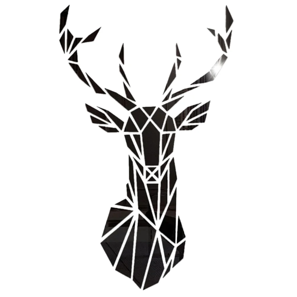 Deer Antlers Wall Decal Geometric Forest Elk Peel and Reindeer Wall Stickers Wall Sticker for Living Room Background ( Black )
Deer Antlers Wall Decal Geometric Forest Elk Peel and Reindeer Wall Stickers Wall Sticker for Living Room Background ( Black )
