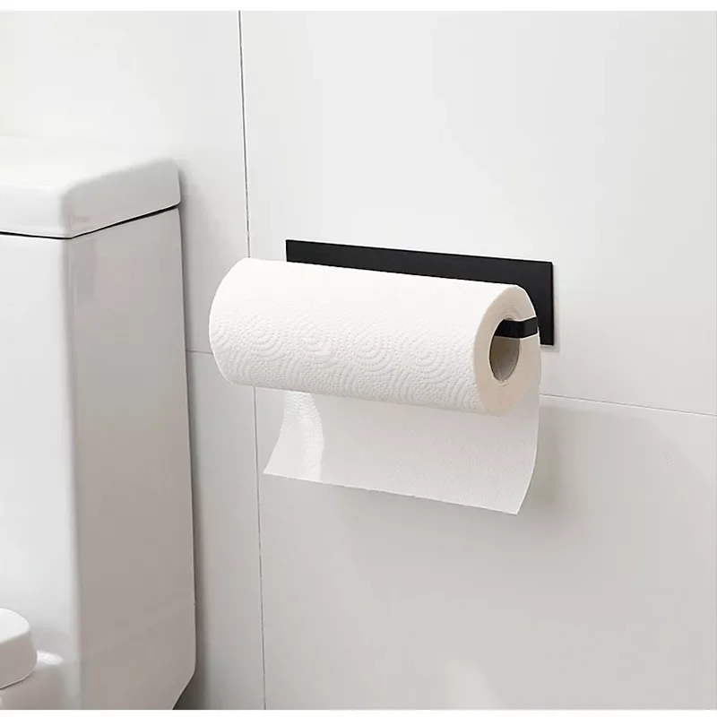 Towel Bars Paper Holders Non Perforated Toilet Paper Hanger Roll Paper Holder Fresh Film Storage Rack Kitchen Wall Hanging Shelf
Towel Bars Paper Holders Non Perforated Toilet Paper Hanger Roll Paper Holder Fresh Film Storage Rack Kitchen Wall Hanging Shelf