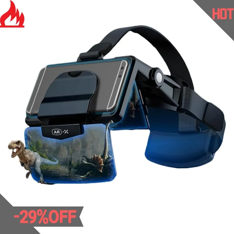 AR Glasses 3D VR Headphones Virtual Reality 3D Glasses VR Headsets for 4.7-6.3 Inch Phone for FIIT VR AR-X Helmet
AR Glasses 3D VR Headphones Virtual Reality 3D Glasses VR Headsets for 4.7-6.3 Inch Phone for FIIT VR AR-X Helmet