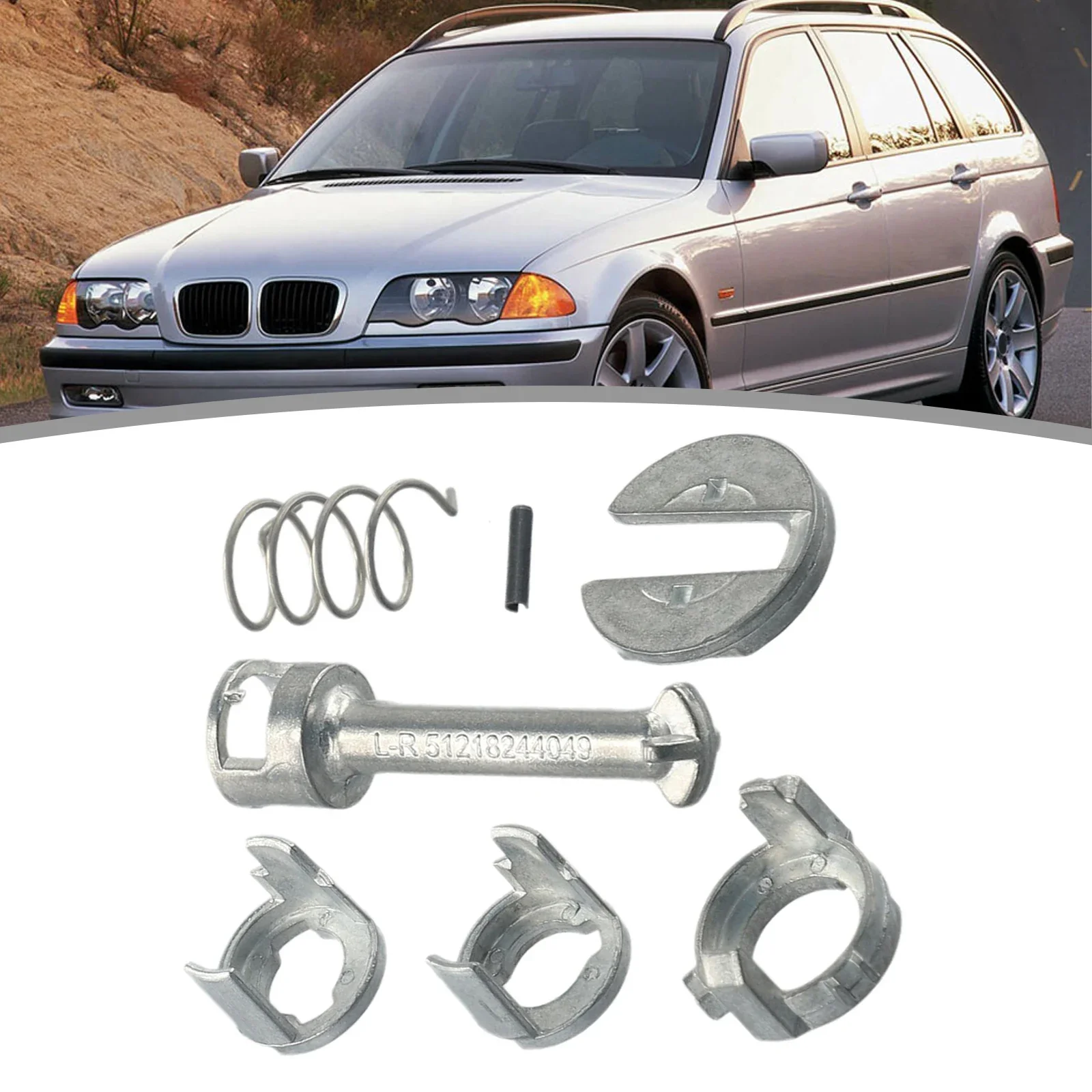 Ремкомплект для BMW E46 Цилиндр дверного замка подходит для 323i 325i 328i 330i Для M3 с высокопрочным материалом
Ремкомплект для BMW E46 Цилиндр дверного замка подходит для 323i 325i 328i 330i Для M3 с высокопрочным материалом