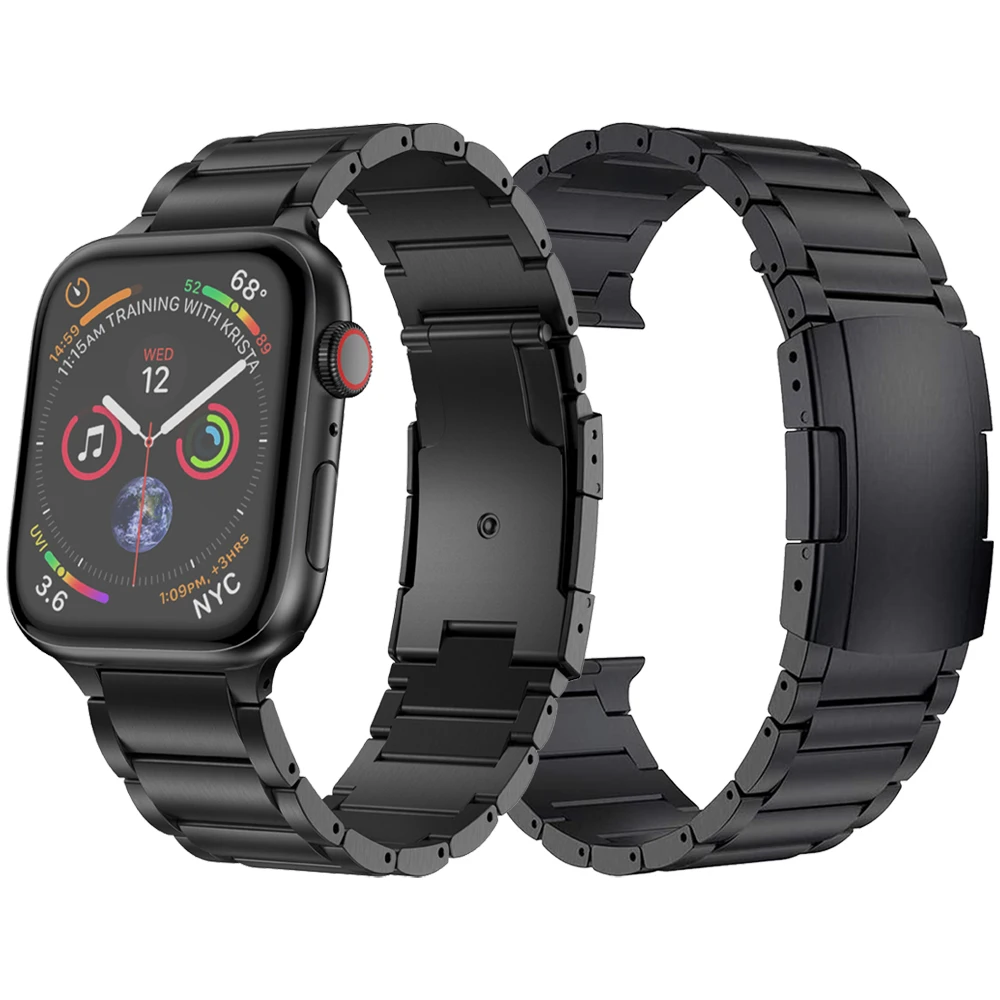 Ремешок титановый для Apple Watch 8 Ultra Band 7 6, браслет для iWatch 49 мм 41 мм 45 мм 44/40 мм Series SE 5 3
Ремешок титановый для Apple Watch 8 Ultra Band 7 6, браслет для iWatch 49 мм 41 мм 45 мм 44/40 мм Series SE 5 3