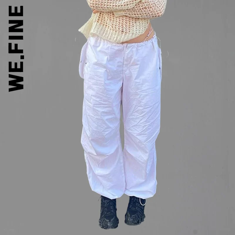 We.Fine Low Waist Streetwear Joggers Baggy Wide Leg Sweatpants Casual Women Trousers Solid Loose Female Hippie Cargo Pants
We.Fine Low Waist Streetwear Joggers Baggy Wide Leg Sweatpants Casual Women Trousers Solid Loose Female Hippie Cargo Pants
