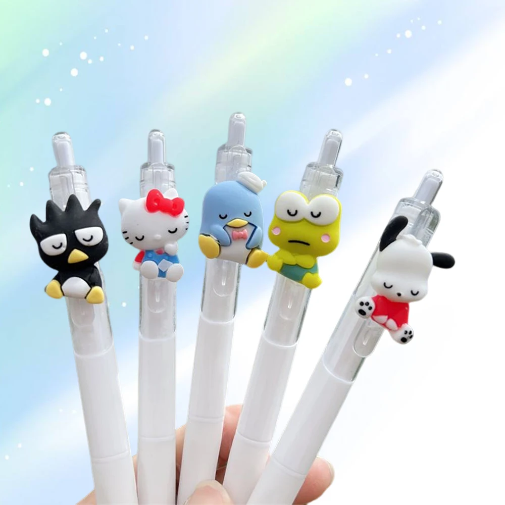 Kawaii Sanrios Press Gel Pen Anime Hello Kitty Pochacco Xo 0.5Mm Black Sign Pen Student Stationary Writing Tool School Supplies
Kawaii Sanrios Press Gel Pen Anime Hello Kitty Pochacco Xo 0.5Mm Black Sign Pen Student Stationary Writing Tool School Supplies