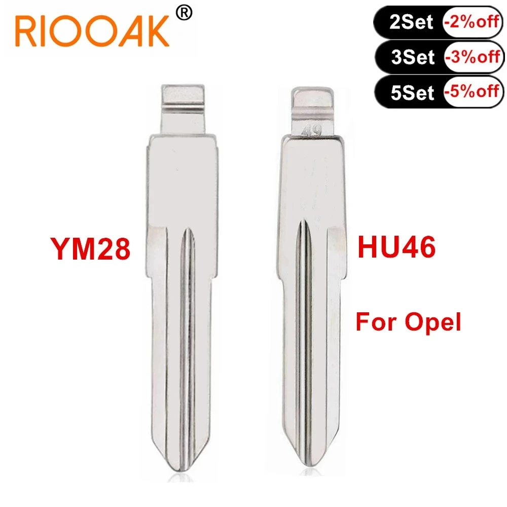 10 шт., металлические необработанные пустые флип-ключи YM28 YM28FH HU46 для Opel Chevrolet для KEYDIY KD Xhorse VVDI JMD, дистанционный ключ
10 шт., металлические необработанные пустые флип-ключи YM28 YM28FH HU46 для Opel Chevrolet для KEYDIY KD Xhorse VVDI JMD, дистанционный ключ