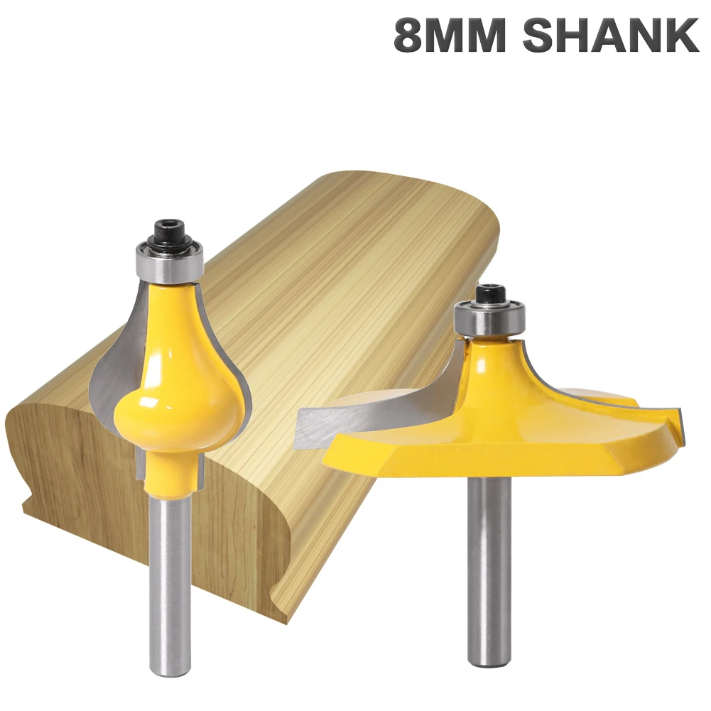 8mm Shank Thumbnail & Beaded 2 Bit Handrail Router Bit Set Line knife Woodworking cutter Tenon Cutter for Woodworking Tools
8mm Shank Thumbnail & Beaded 2 Bit Handrail Router Bit Set Line knife Woodworking cutter Tenon Cutter for Woodworking Tools